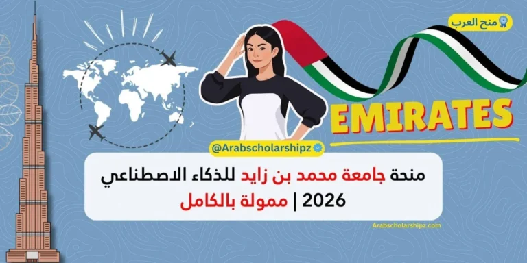 منحة جامعة محمد بن زايد للذكاء الاصطناعي 2026
